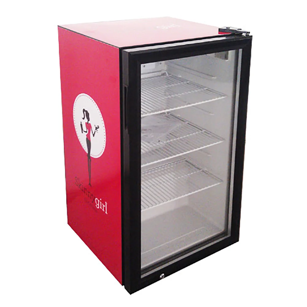 for·30L/ 40L/ 60L Bar Fridge Glass Door Hotel Frigo Minibar Fridge Small  Refrigerators Mini Nevera