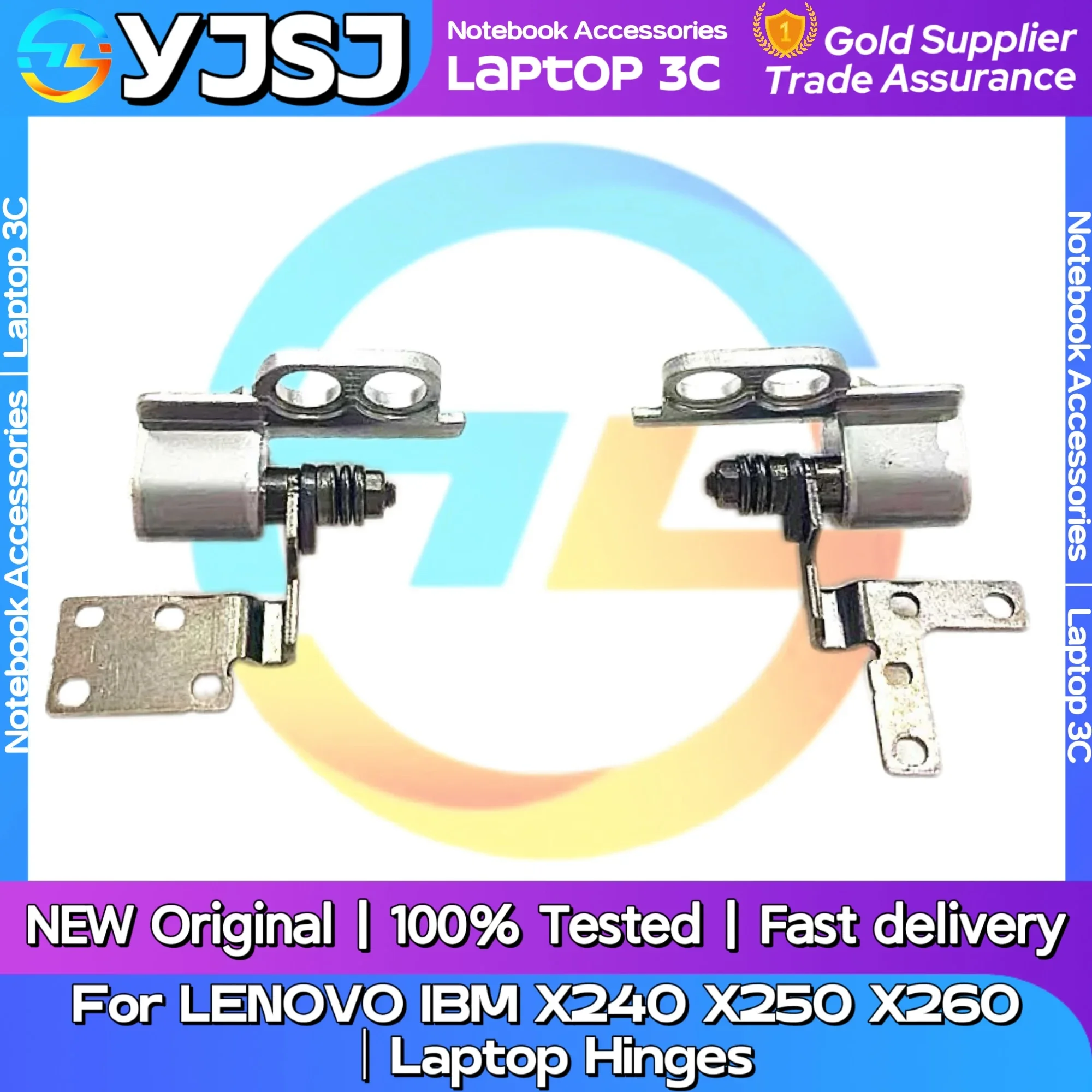 

New Original Laptop Notebook Hinges For IBM Thinkpad X240 X250 X260 X270 No Touch LCD Screen Hinge 04X5363 04X5364 04X5365