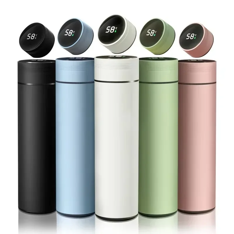 

500Ml Thermos Bottle Smart Cup Digital With Temperature Display 304 Stainless Steel Vacuum Insulated Intelligent Coffee Cup