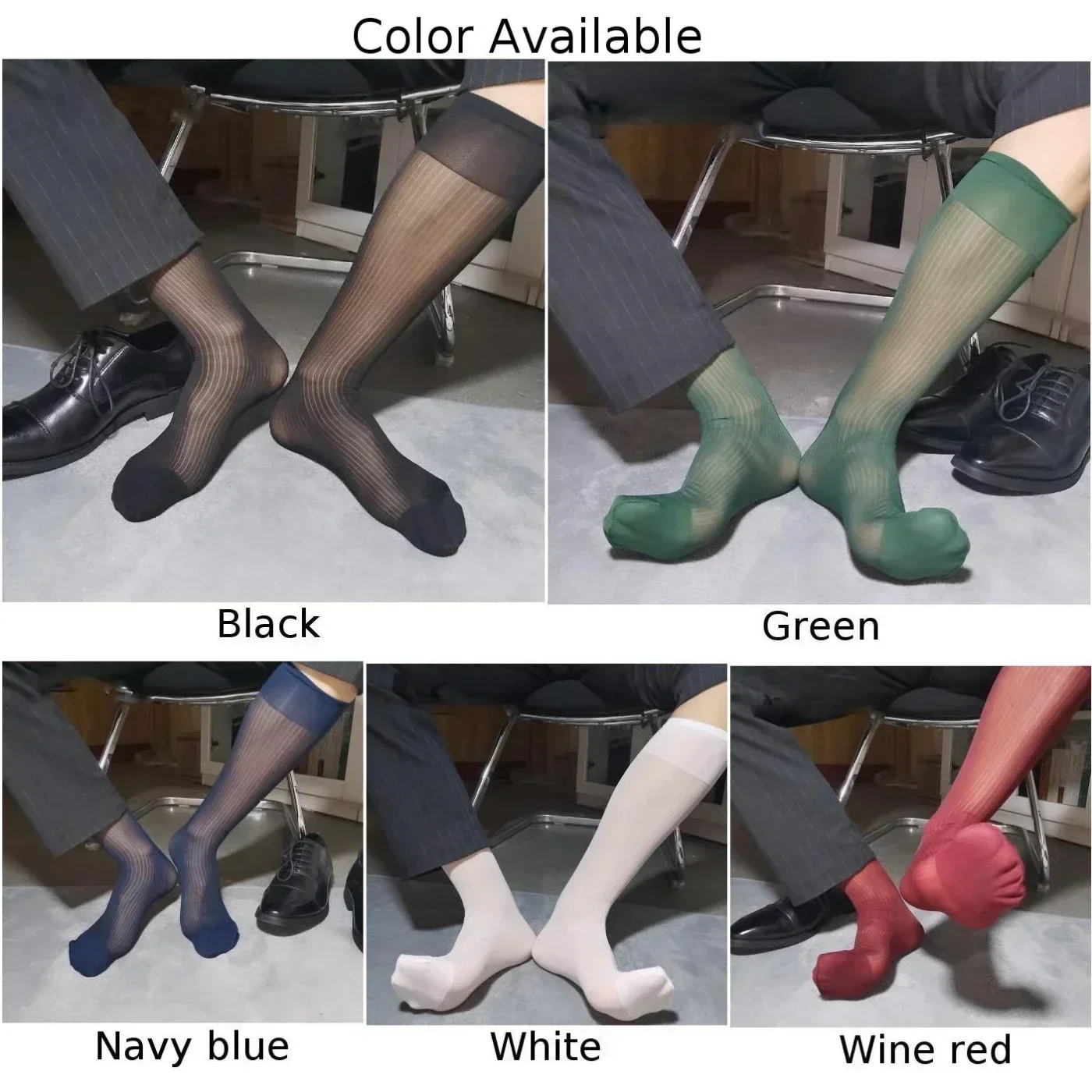 Male Mens Socks Stockings Wear-resistant Breathable Daily Size Hygroscopic Lightweight Nylon Comfy Fashion