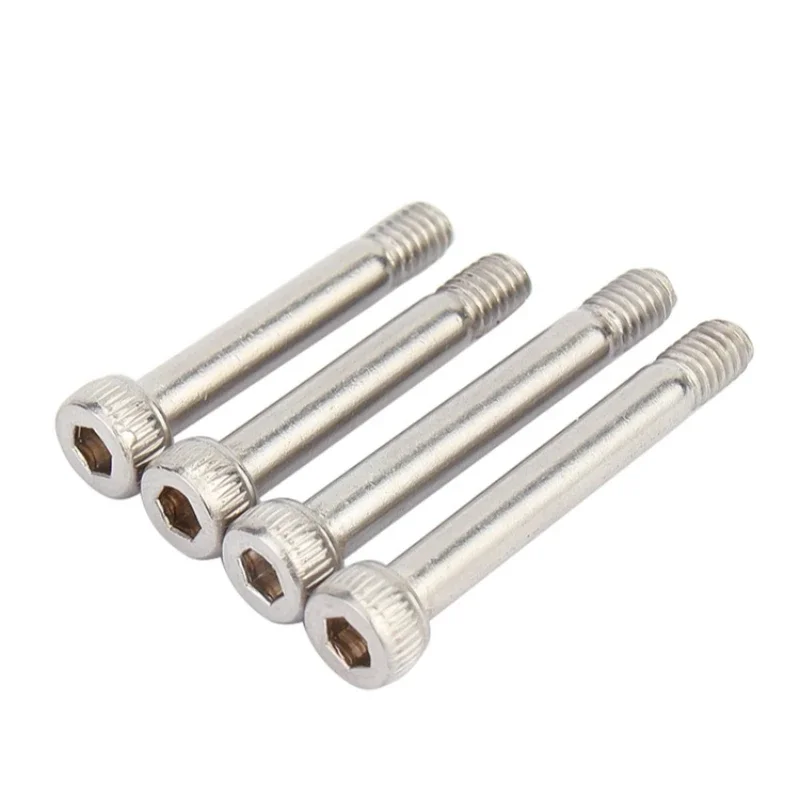 10pcs/lot M2 M2.5 M3 M4 Nickel Plating/Black Partially Threaded Hex Socket Screws Grade 12.9 Cap Head Half Thread Allen Bolt