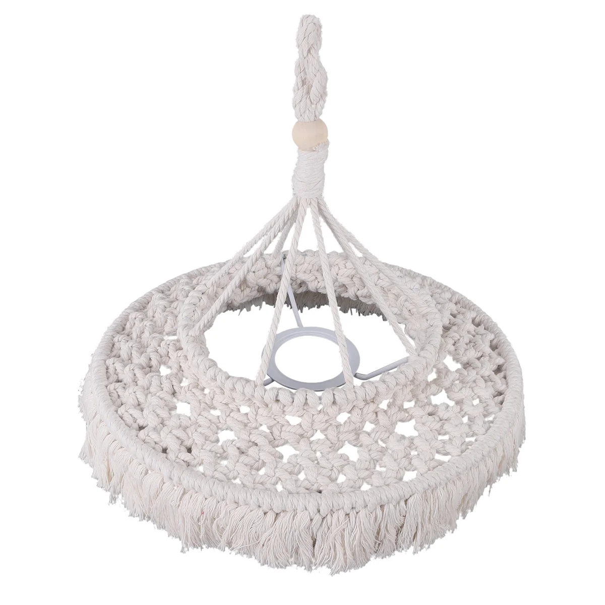 A389T NEW~Macrame Lamp Shade Boho Hanging Pendant Light Cover Modern Office Bedroom Living Room Nursery Bohemian Home Decor