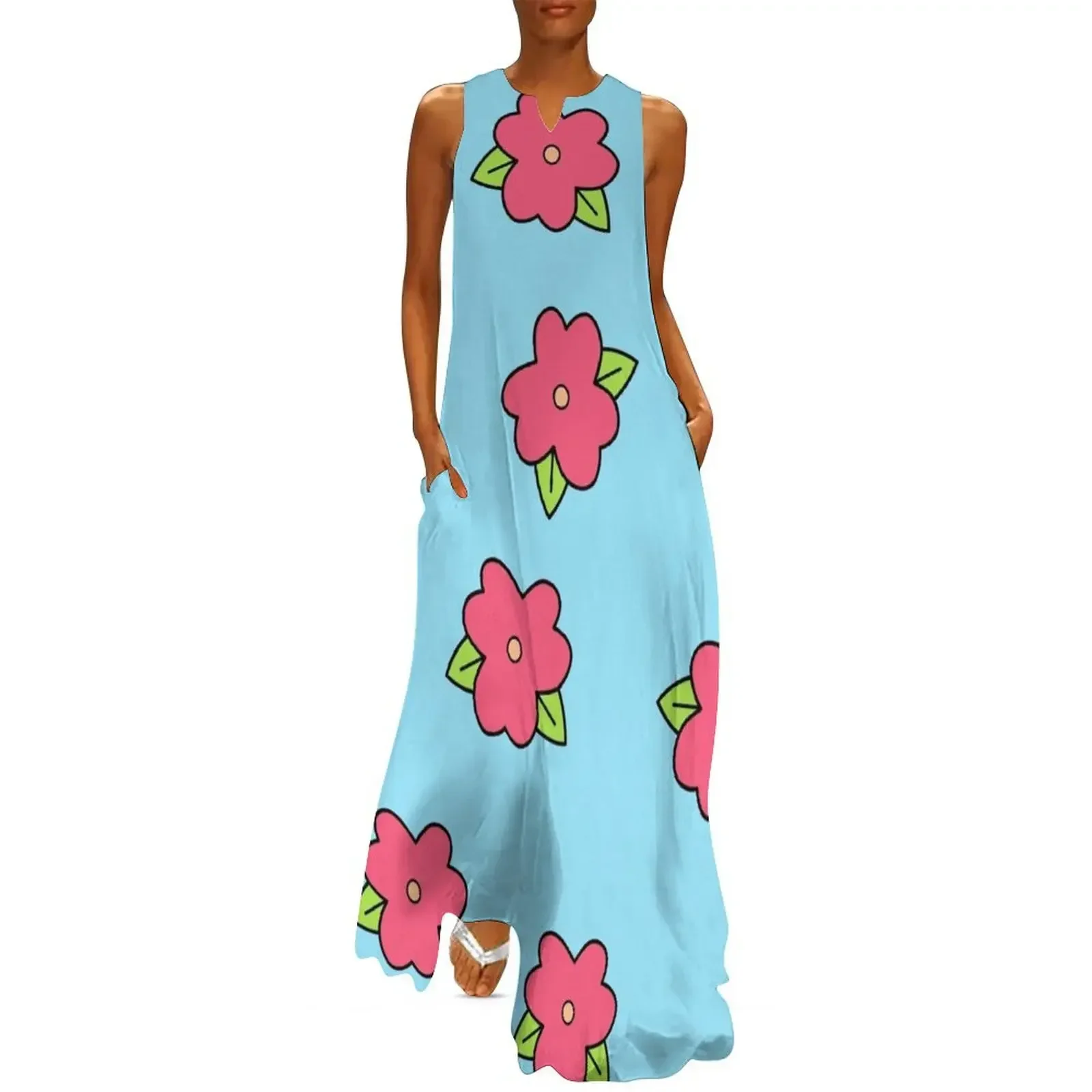 

Homer's Hawaiian Muumuu Long Dress prom dresses women's clothing korea stylish cute dress Women's dresses Dress