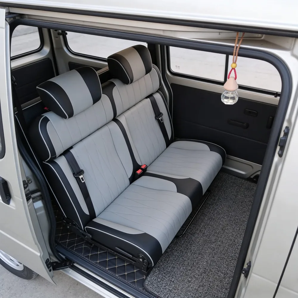 Adjustable Comfort Custom Single PU Leather Seat with Folding Van Seat for RV Copilot Modification for Campervans & Motorhomes
