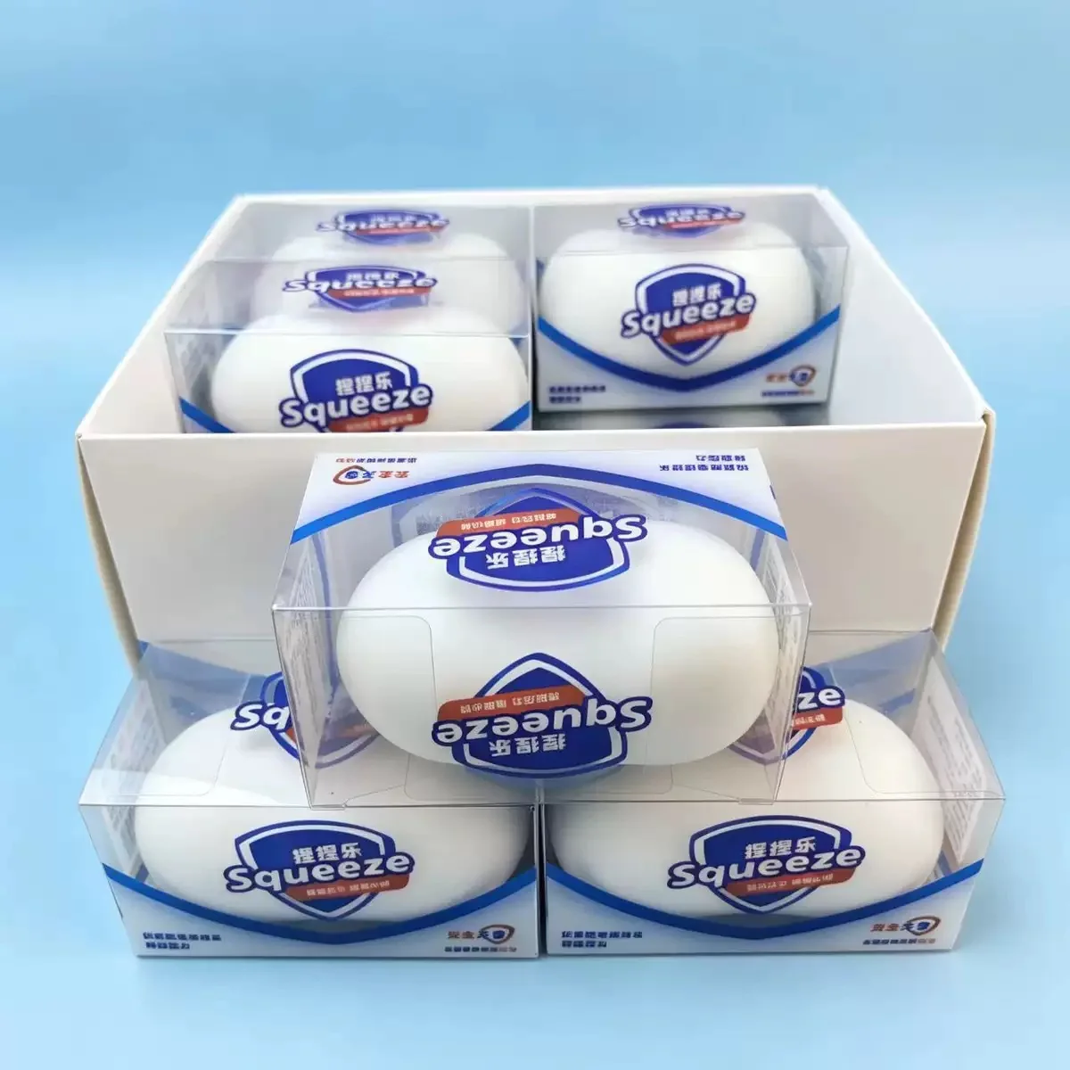 ASMR Crunchy Soap Ball Squishy Stress Ball Filled Soft Squeeze Fidget Toy Anti-Stress Anxiety Relief Hand Decompression Toy