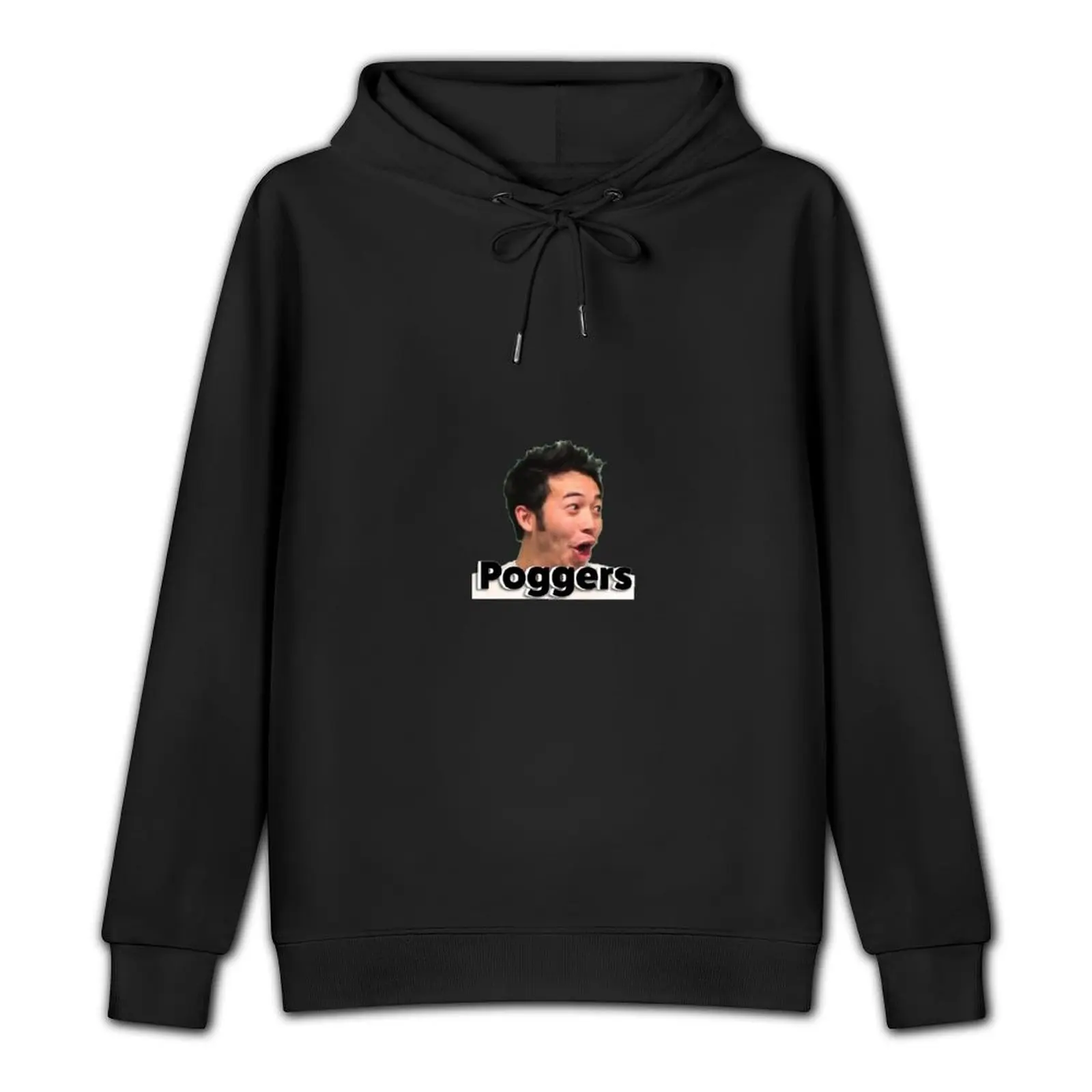 Poggers Pog Pogchamp Sticker Pullover Hoodie autumn new products new in hoodies & sweatshirts