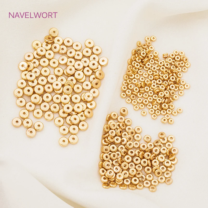 18K Gold Plated Spacer Beads for Bracelet Making