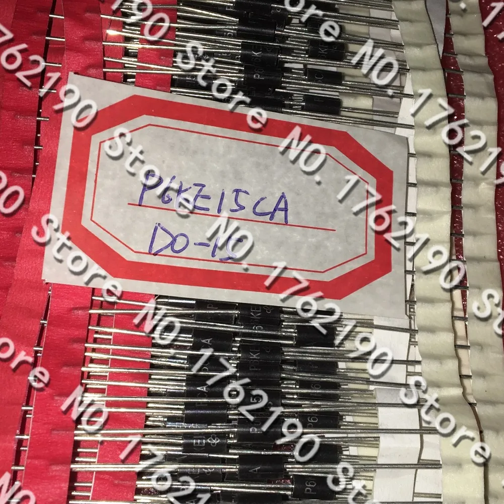 

500PCS/LOT P6KE15CA Bidirectional TVS Transient Diode DO-15
