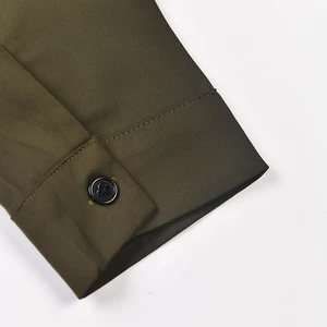 Eam Long Green Armee Graben Frauen Großgröße Neues V -Sleeve Langarmanpassung 8 Hauptverkäufe hauptsächlich lang -Green Female - №5