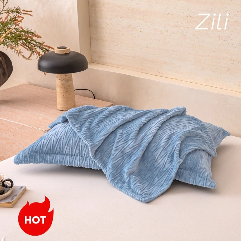 1/2pcs Warm Pillowcase for Winter Pillowslip Solid Color Pillow Cover Home Bed Pillowsham 48x74cm Cushion Cover 베개커버