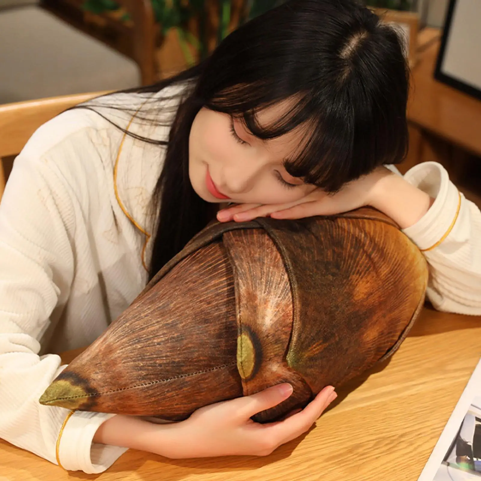 Plush Plants Pillow Adorable Plush Plant Figurine For Bed Collectible Stuffed Model Home Decoration Sleep Companion For Study