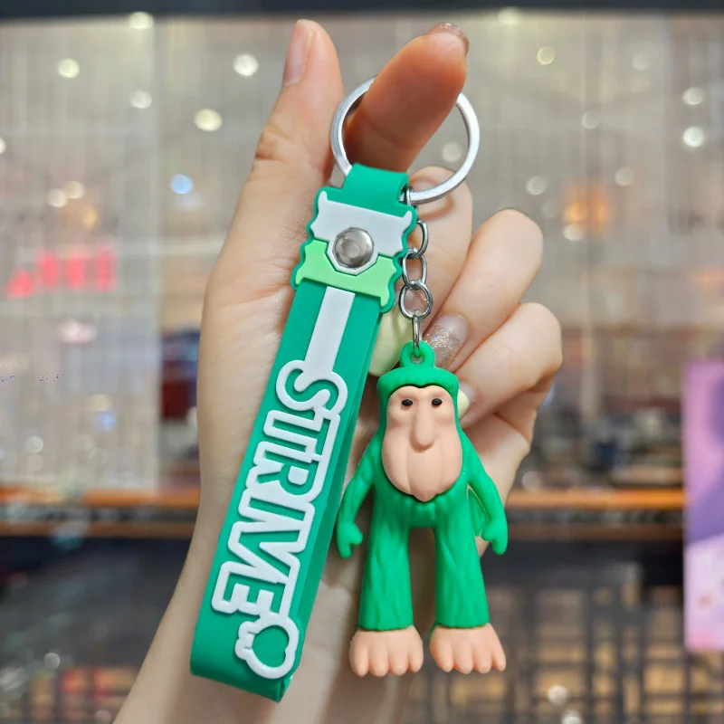 

New Tralalero Tralala Keychains Tungtung Sahur Brainrot Anime Action Figures Key Ring Bags Car Key Pendant Decor Gifts