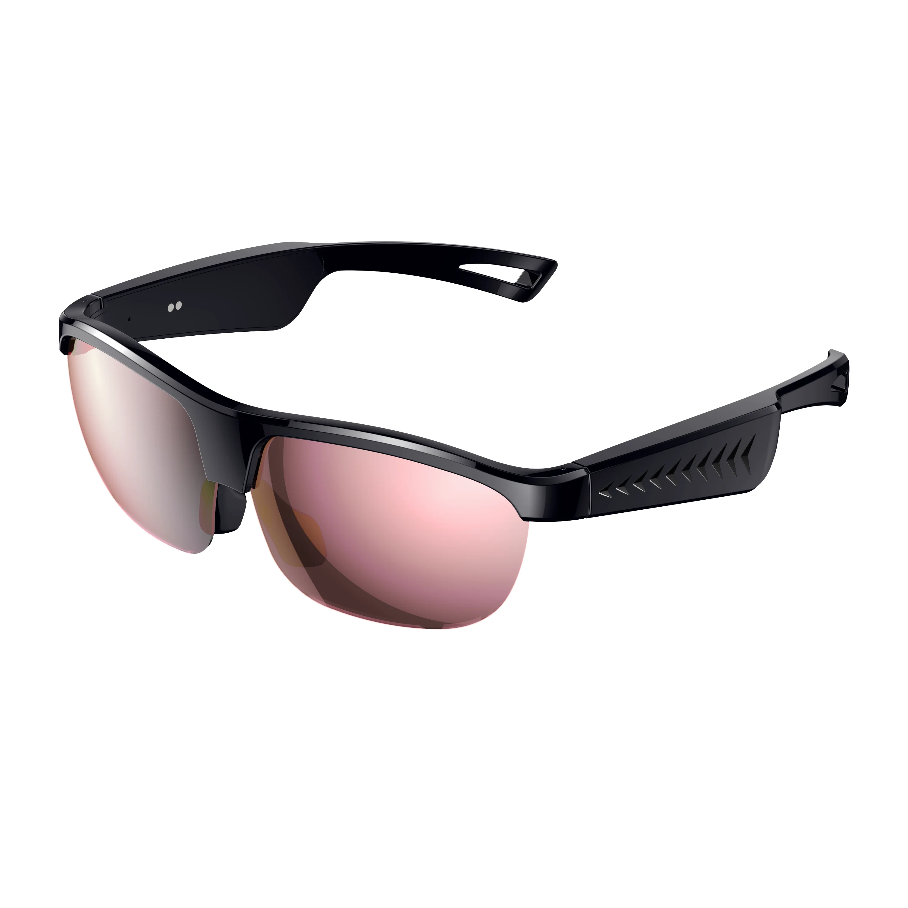 نظارات L01 الرياضية الذكية مع BOSS Audio، ENC، 6 عدسات، حماية من الأشعة فوق البنفسجية، بلوتوث 5.3 وعمر بطارية طويل.