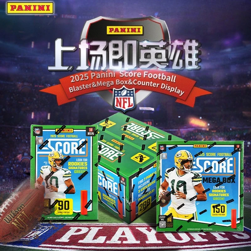 2025--2026 Tarjetas coleccionables oficiales con caja de blaster sellada de fútbol Panini Score NFL