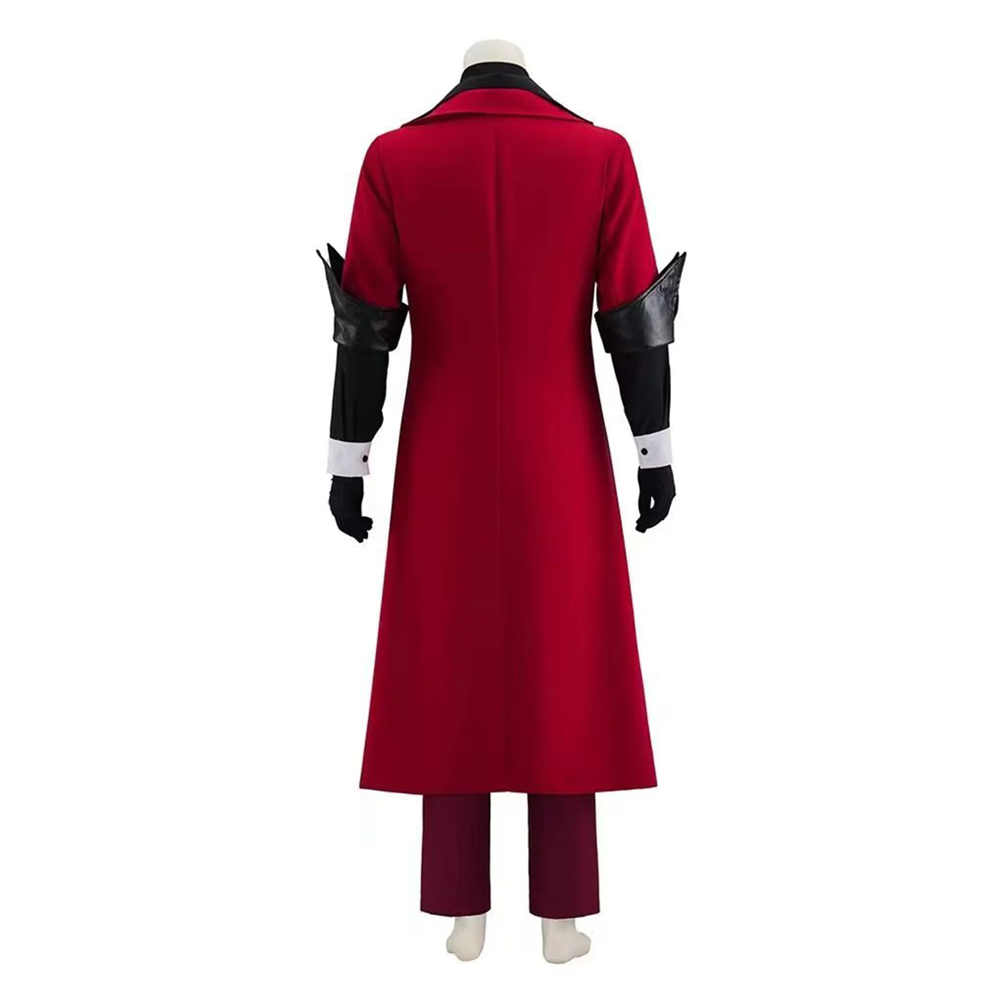 مجموعة كاملة من أزياء أنيمي دانتي التأثيرية للجنسين، أزياء الهالوين للحفلات الحمراء #2