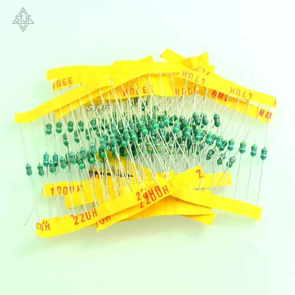 SJTF 0307 1/4W Inductors 1UH-1MH 12valuesX10pcs=120pcs Inductors Assorted Set Kit