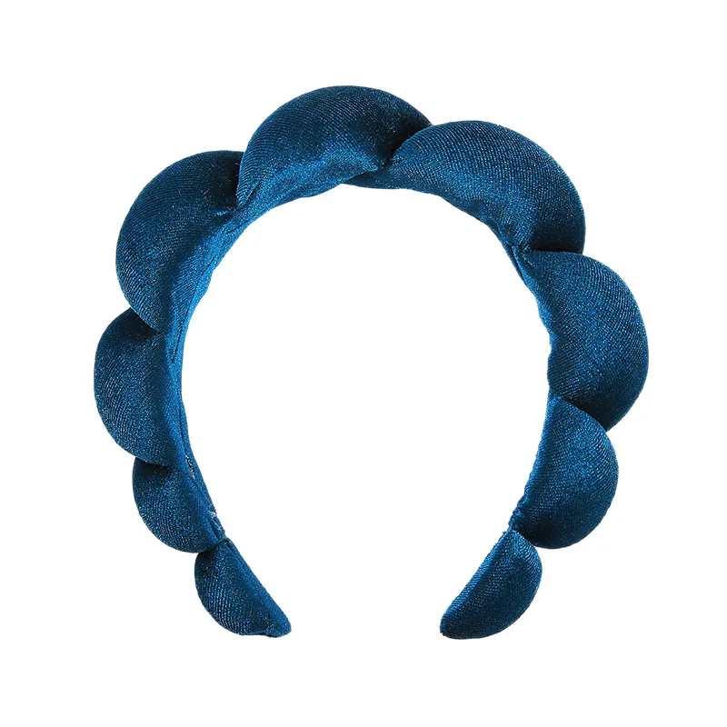 

French Style Ripple Headband Twist Sponge Hair Hoop High Crown Design for Women Washing Face Hair Accessories