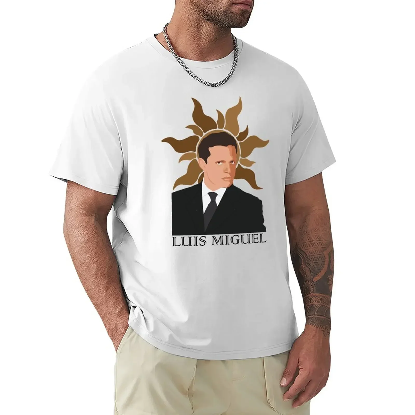 El Sol Luis Miguel T-shirt plus size tops customs mens t shirt