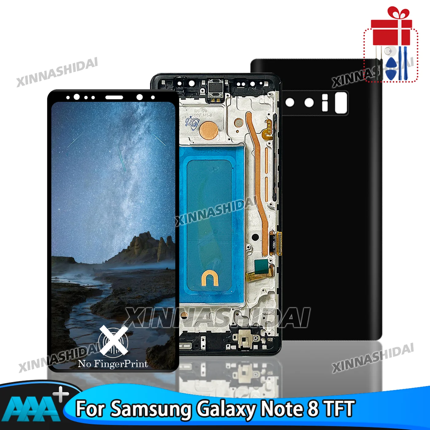 TFT Note 8 Display Screen With Frame For Samsung Note 8 N950F N950U N950W N950FD LCD Display Touch Screen Digitizer Assembly