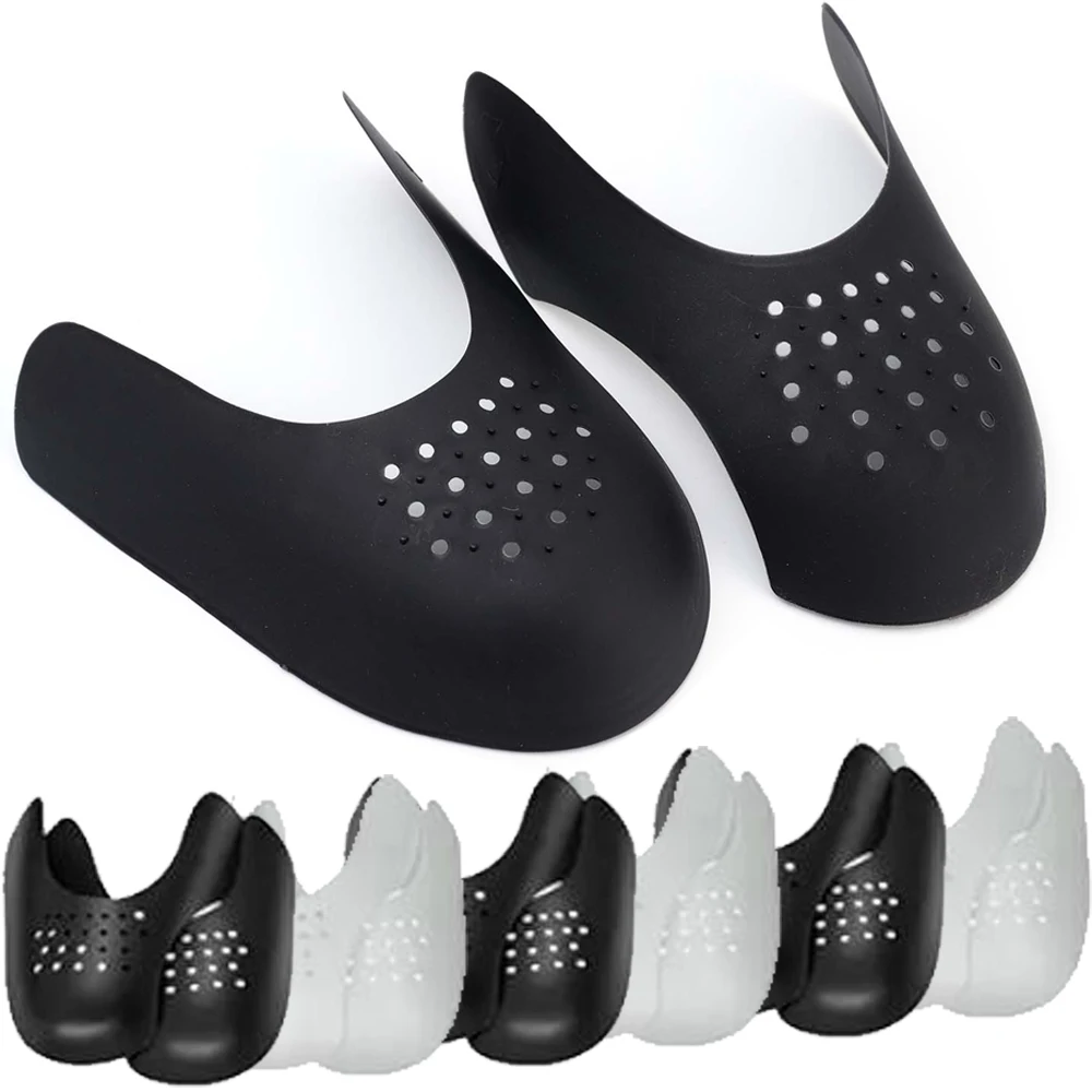 10PCS Crease Protector Shoe Head Stretcher White Black Breathable Anti Crease Wrinkled Fold Shoe Support Stretchers Protection image 2