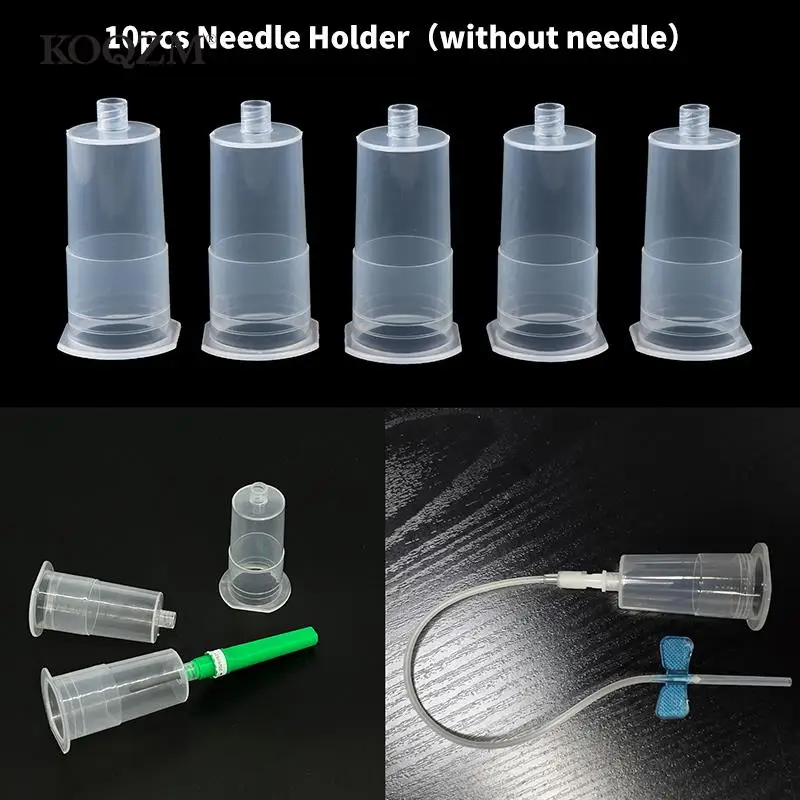 10pc Disposable Blood Collection Holder with Exchangeable Needle Vacuum venous collection needle holder for blood collection use