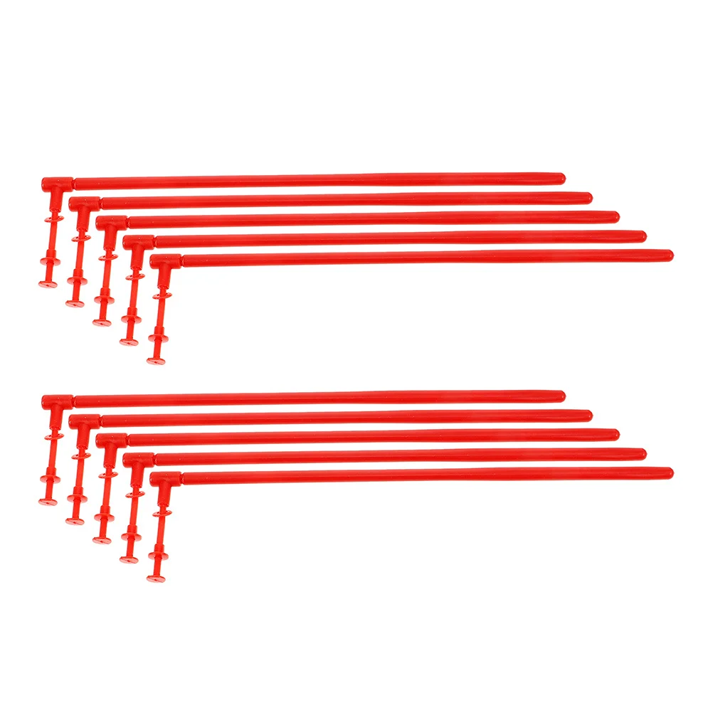 

15Pcs Durable Plastic Windmill Rods DIY Garden Decor Reusable Outdoor Making Accessories Garden Windmill Head Replacement Parts