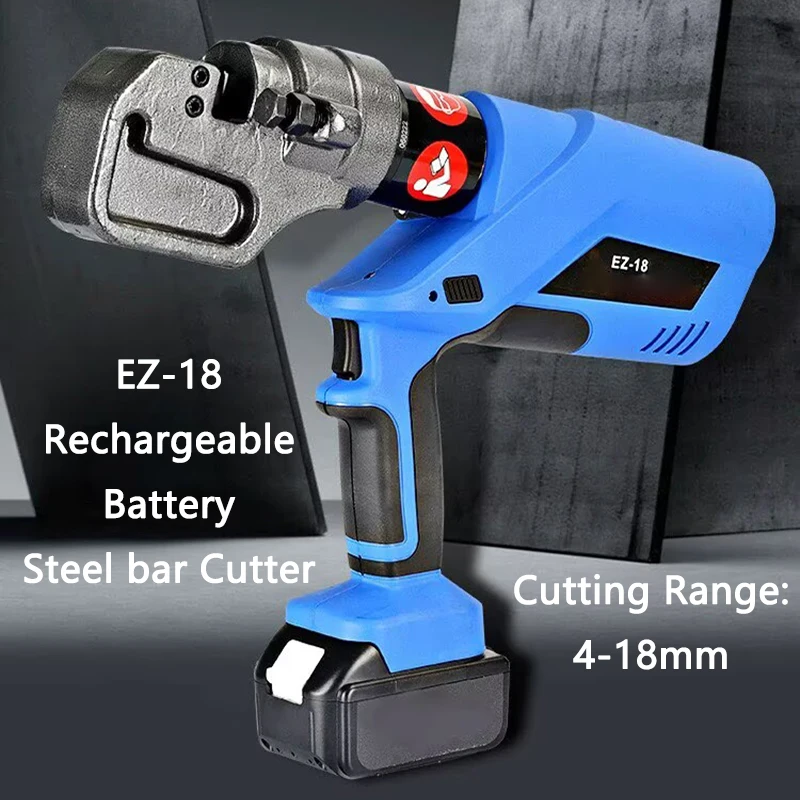 

Portable Hydraulic Steel bar Cutter EZ-18 Small Electric Threaded Steel Cutting Pliers Rebar Cutting Machine Hydraulic Shear