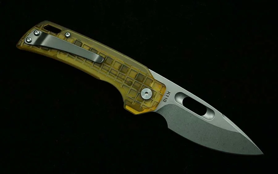 LEMIFSHE K110/M390 شفرة التيتانيوم/ميكارتا مقبض سكين للفرد في الهواء الطلق التخييم المطبخ بقاء أداة EDC متعددة الوظائف