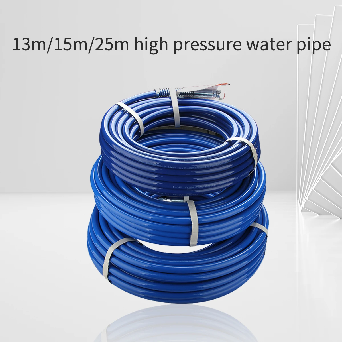 

13m/15m 1/4" 25m 3/8'' High Pressure Hose 3300Psi Airless Paint Sprayer Hose Paint Sprayer Gun Water Hose