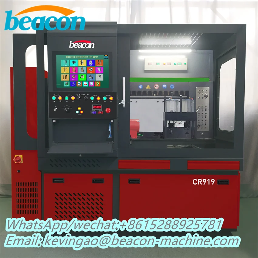 Beacon Multifunction Common Rail Diesel Fuel Injection Pump Test Bench CR919 Electronic Injector Testing Machine With EUIEUP