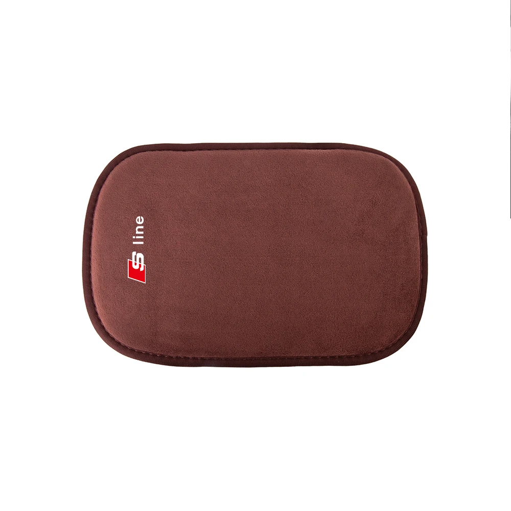 Wildleder-Auto-Armlehnenpolster, Schutzmatte für Armlehnenbox, Zubehör für Audi Sline A1 A2 A3 TT A4 B8 A5 A6 A7 A8 8P Q3 Q5 Q7