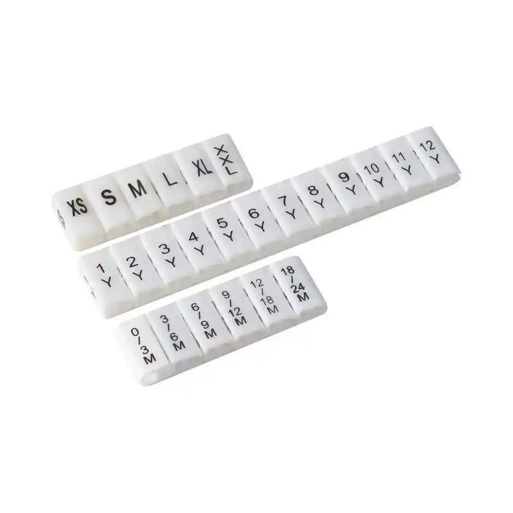 Picture 7: 20pcs Coat Hanger Size Cubes Babieswear Garment Clothes Marker Babies Size Cube