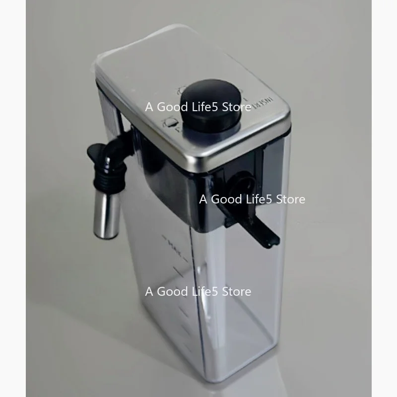 For Delong Fully Automatic Coffee Machine ECAM26.455 Complete Set of Milk Pot, Milk Tank and Milk Cylinder Head Accessories