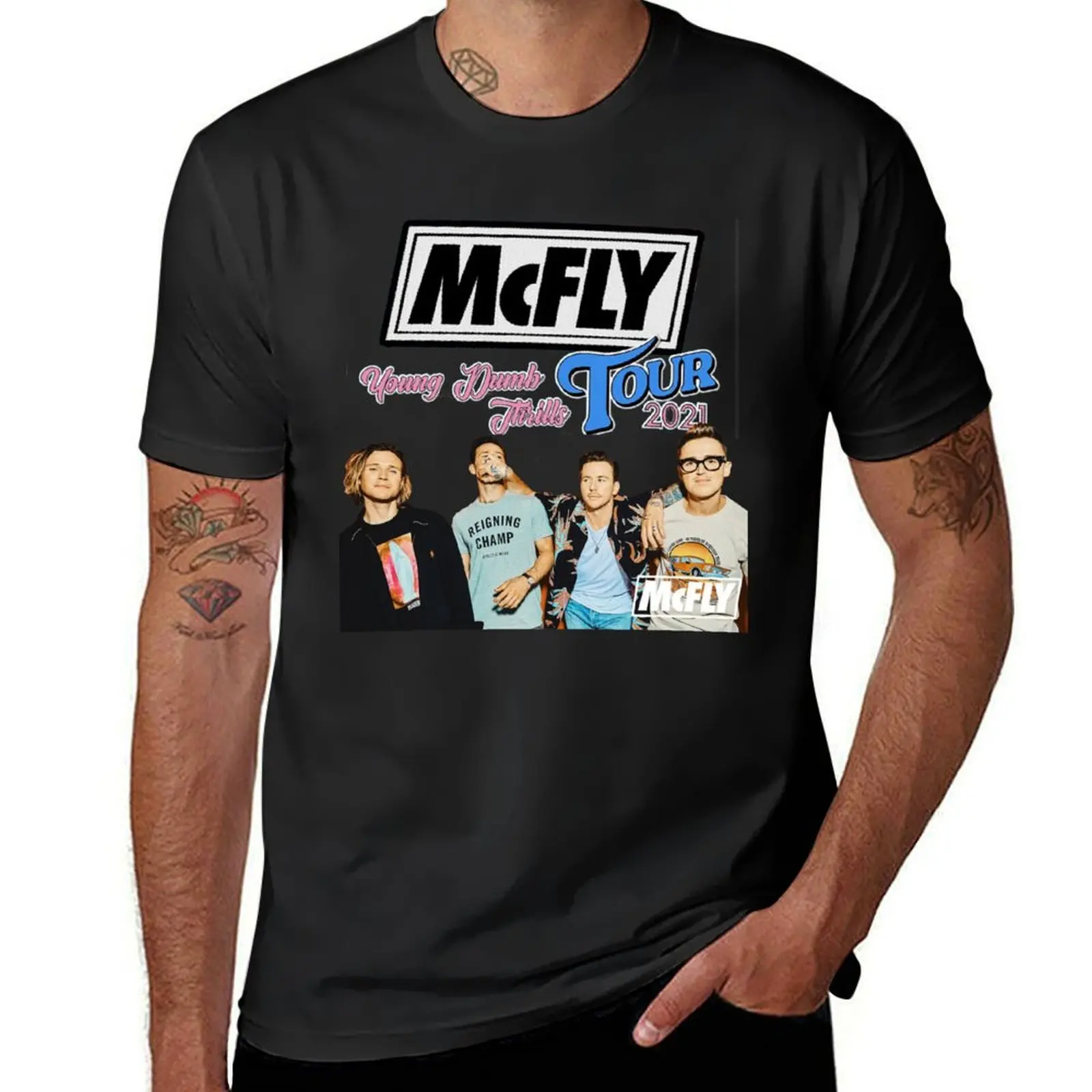 McFly Tour 2021 T-Shirt sublime cute clothes vintage clothes graphics tshirts for men