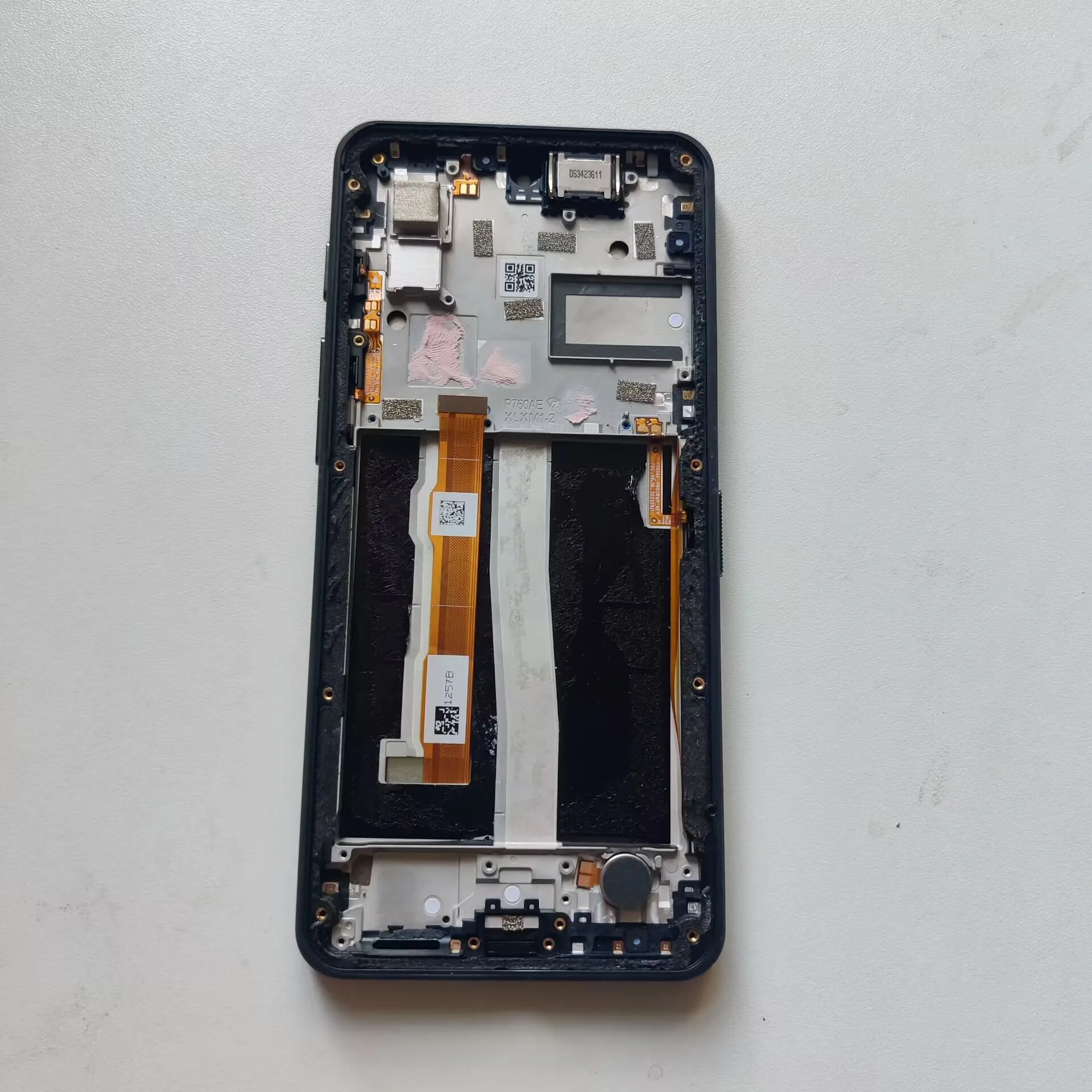 New For Caterpillar CAT S75 Phone 6.58inch LCD Display With Frame And Touch Screen Digitizer Assembly Replacement With Tools