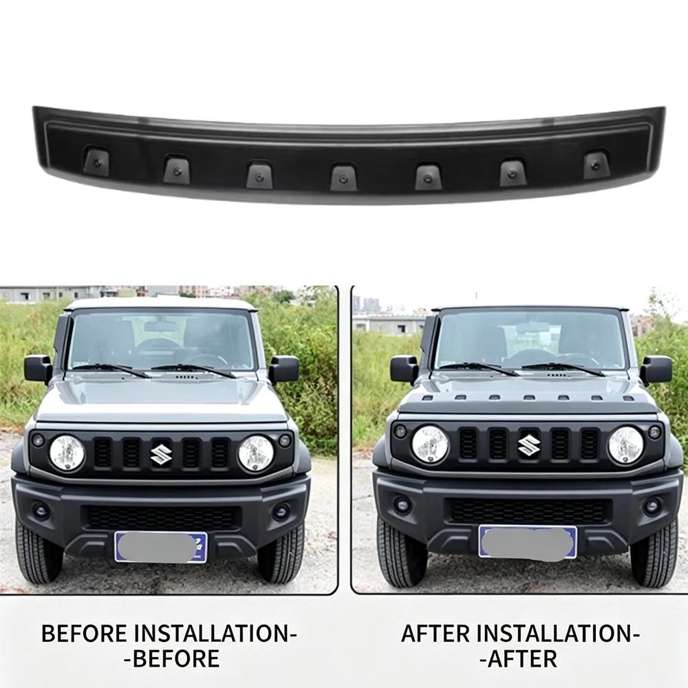 

Lantsun JMN141 Acrylic Hood Stone Guard Rock Deflector Car Front Hood Gravel Protector for Suzuki for Jimny 2019-2026 JB64/JB74