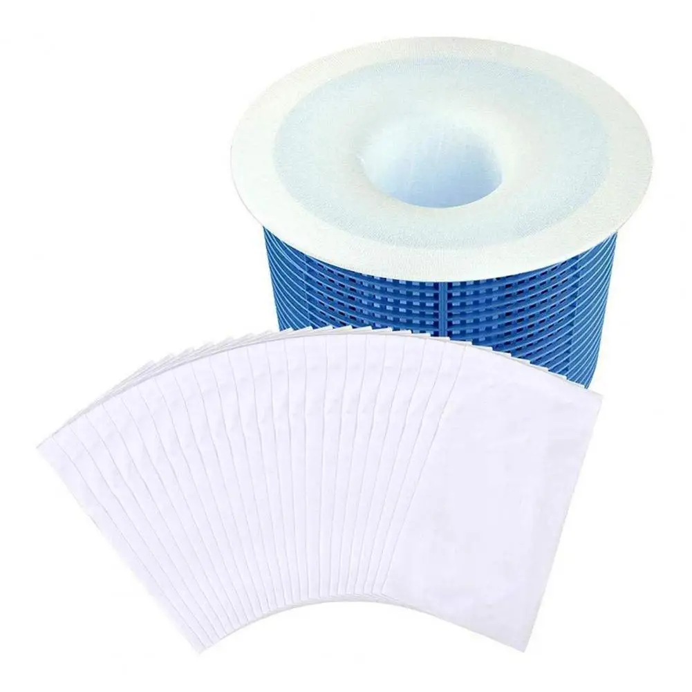 Pool Filter System Protection Pool Skimmer Socks Fine Mesh Filter Net for In-ground Above Ground Pools Debris Catcher for Leaves