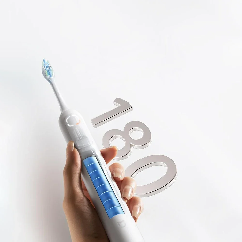 XIAOMI MIJIA Sonic Sweep Electric Toothbrush,Smart Missed-Brush Reminder,Battery life 180 day,3 Mode,Fully Washable Toothbrushes