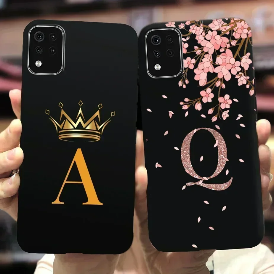 Чехол для LG K42 LM-K420 LM-K420H с милыми буквами в виде короны, мягкий противоударный чехол из ТПУ для LG K42 K 42 LGK42, задняя крышка-бампер