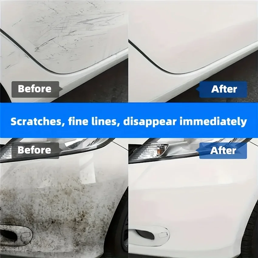 Car Scratch Remover, Scratch Repair Kit Car Wax ,Stainless Steel, Plastic, Windscreen Interior Exterior Fine Scratches, Swirls