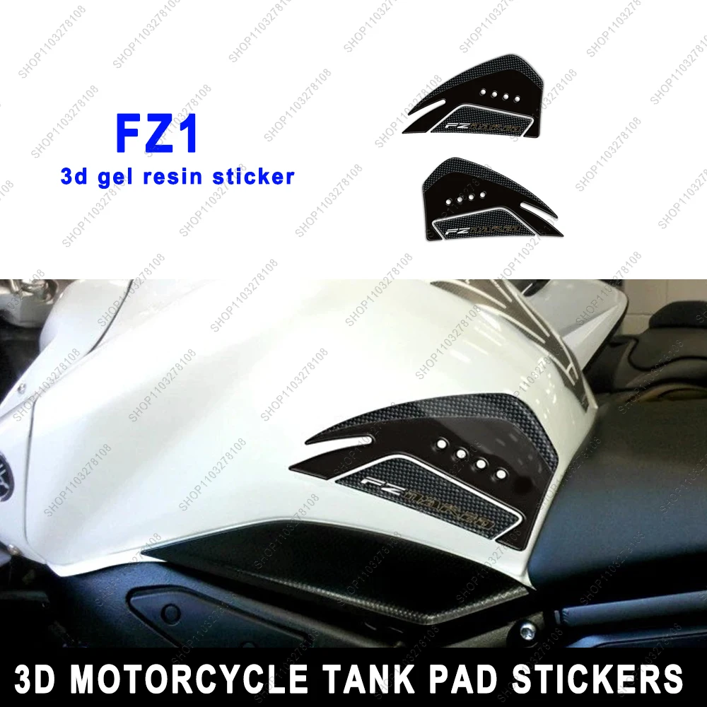 

For YAMAHA FZ1 fz1 Motorcycle Anti slip Tank Pad Side Traction Pads Protector Sticker 3D gel Resin Stickers kit