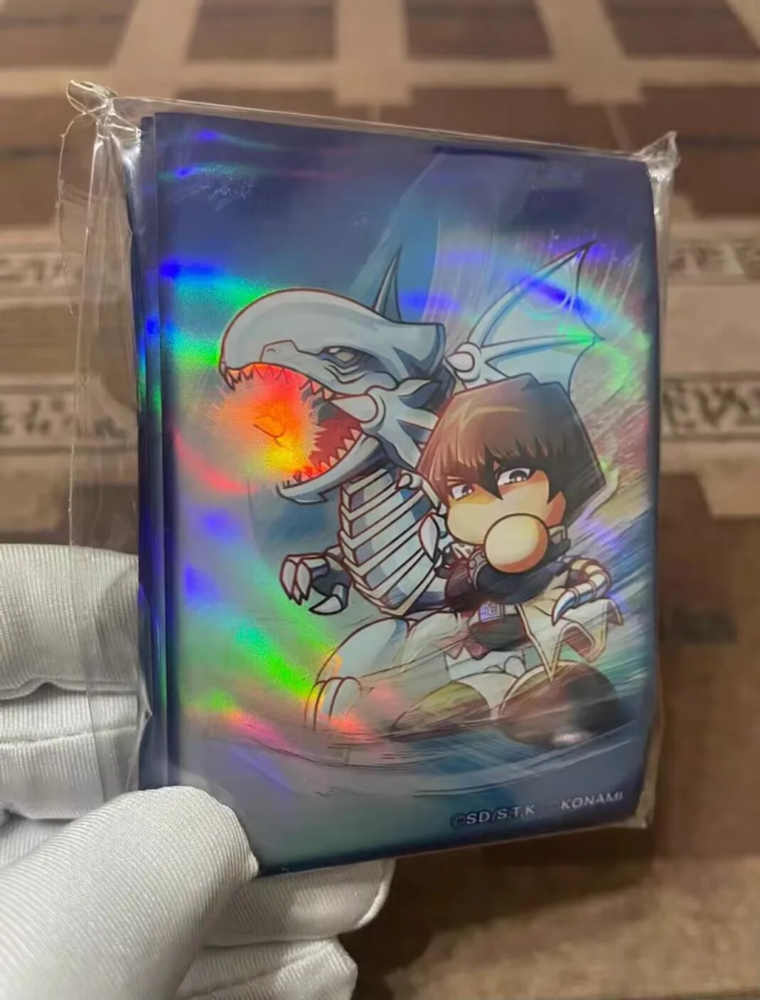 70pcs-yugioh-konami-duel-monsters-kaiba-blue-eyes-white-dragon-official-collection-sealed-card-protector-duelist-sleeves