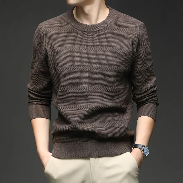 

Осенний длинный вязаный свитер Sve, круглый женский верхний свитер из смеси шерсти Faion Ciwalk, устойчивый к деформации