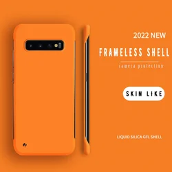 Designer Slim Thin Matte Phone Cover Case For Samsung S25 S24 Ultra S23 FE S22 S21 S20 S10 Plus Bumper Note 20 10 Classic Cases