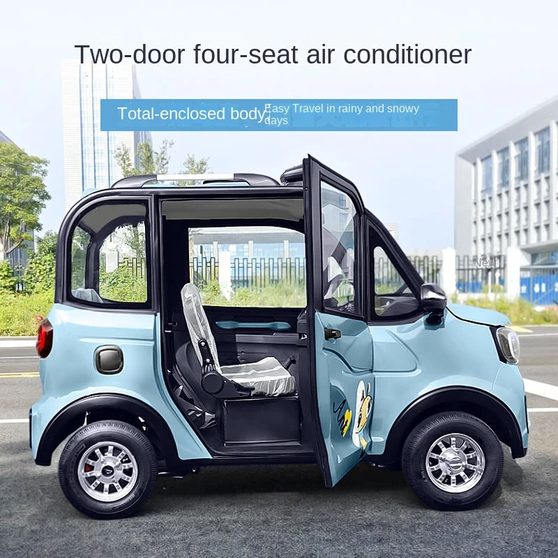 

for Four-Wheel Electric Vehicle Household New Energy Electrically Operated Compact Car Women's Scooter Closed Oil-Electric