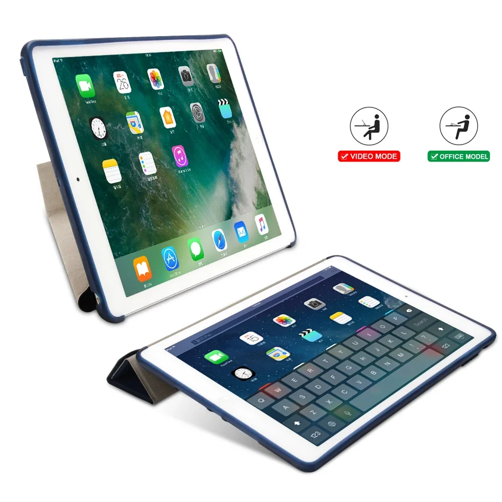 For iPad 9.7 Case 2017 2018 5th 6th Generation Case Funda Deform Stand TPU Soft Cover magnet Sleep Capa A1822 A1823 A1893 A1954