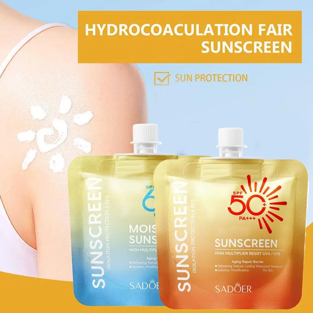 

SPF75+ High-power Sunscreen UV-proof Non-greasy Sunscreen Isolation UV Protection Moisturizing Sunscreen Refreshing Sunscreen
