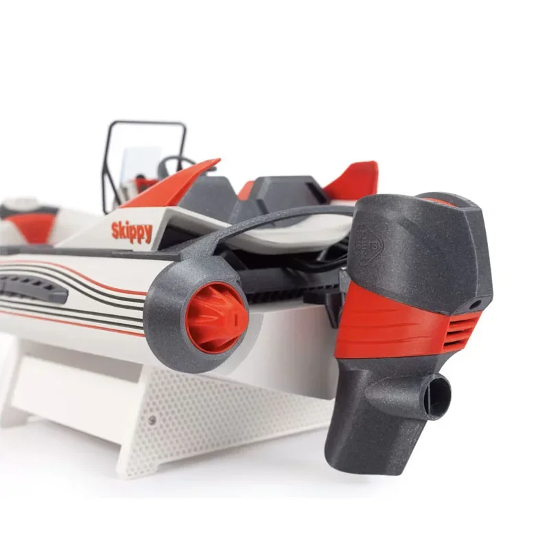 RC Jet Boat Modelo Kit, Modelo de Barco de Alta Velocidade, Brinquedo De Controle Remoto DIY, Racing Ship Assembly Kit, Modelo Elétrico, Presente