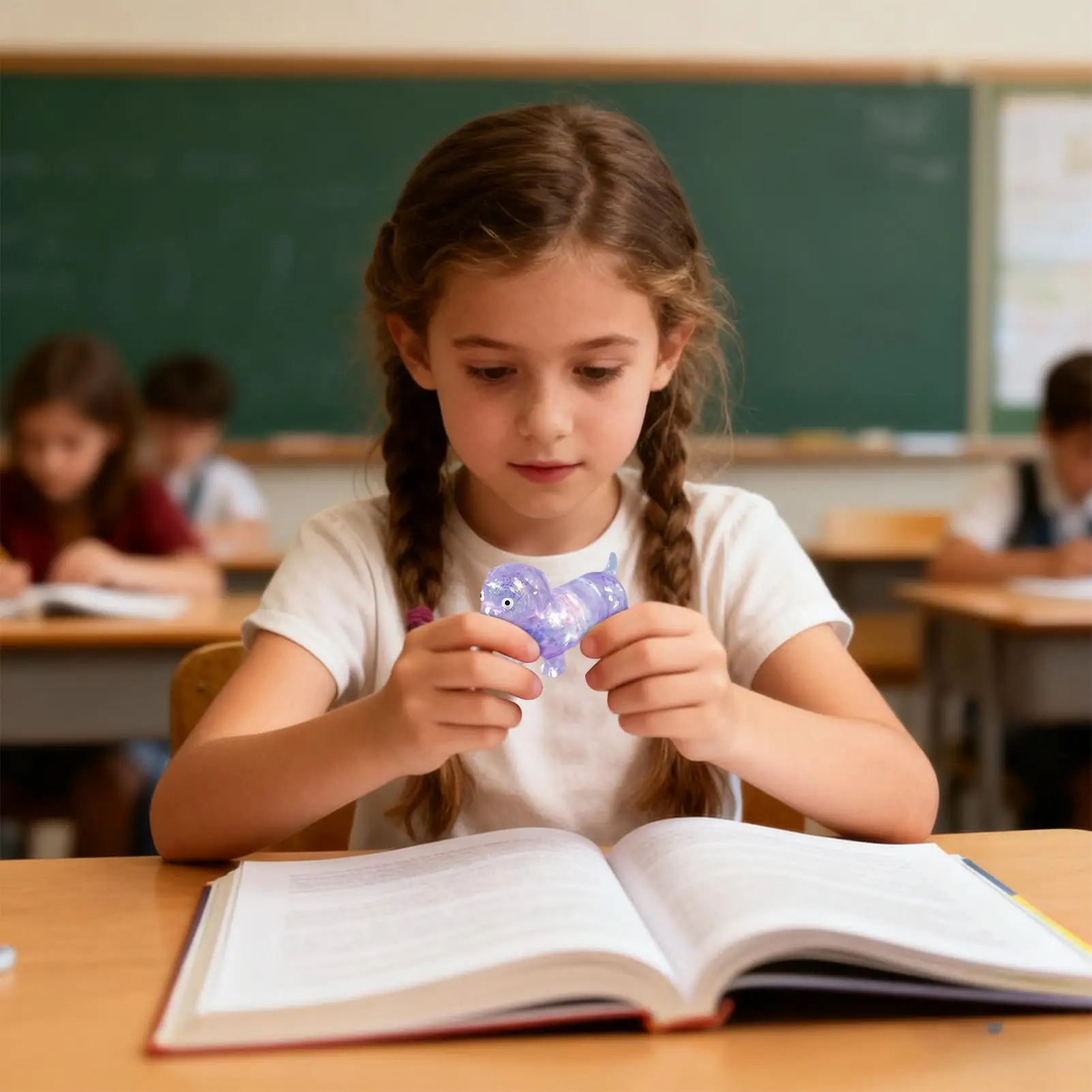 

Игрушка-антистресс такса с блестками, сенсорная игрушка-сквиш для снятия стресса, новинка для детей, подростков, молодежи и офисных работников