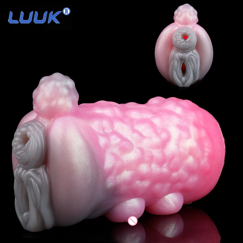 LUUK Fantasy Animal Male Penis Exerciser Simulated Vagina Male Masturbator 18+ Adult Toys Sex Toys For Man